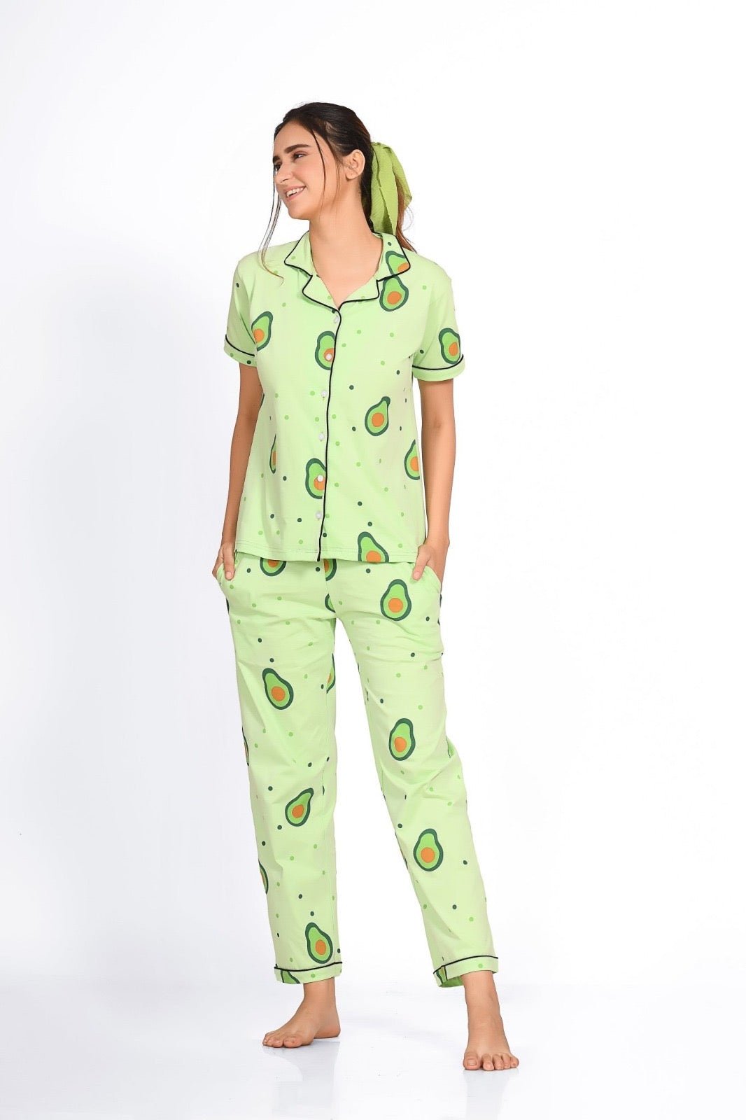Unisex Printed Top and Bottom Pyjamas Night Dress main image 0