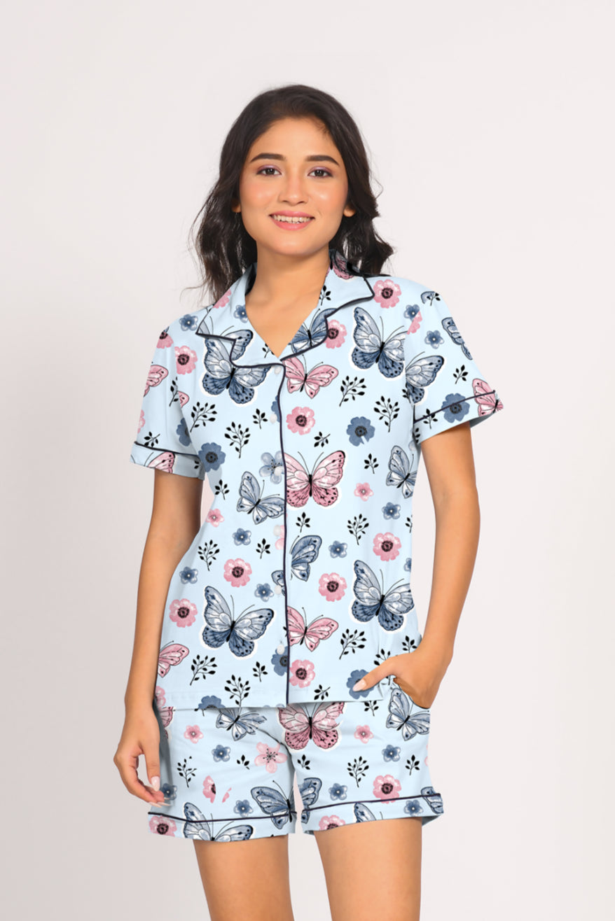 Butterfly Shorts Set