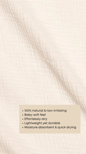 Almond Muslin Shorts set