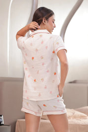 Apple Muslin Shorts Set