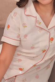 Apple Muslin Shorts Set