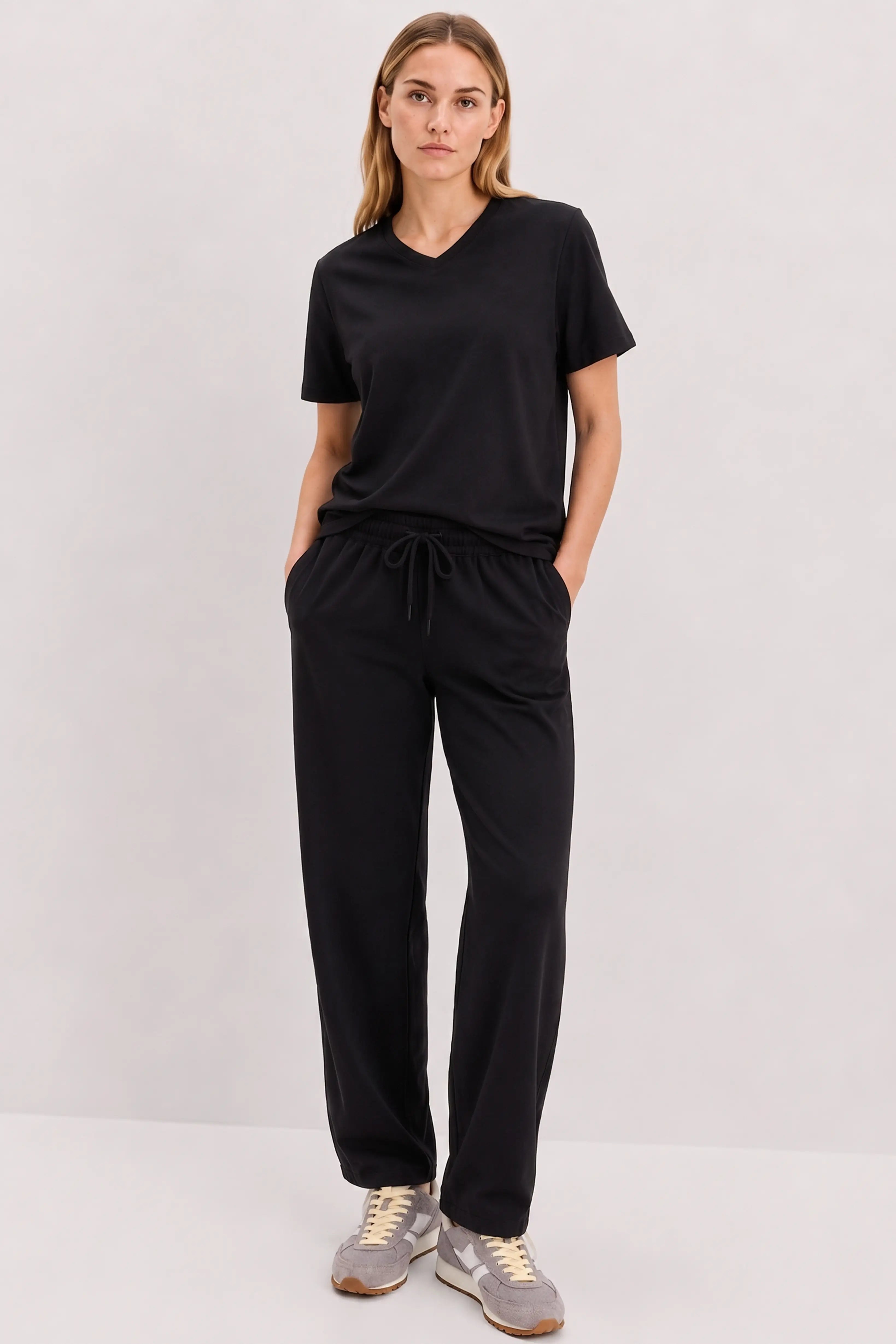 Basic Black Cotton Pyjama