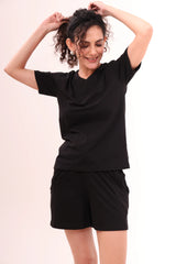 Basic Black V-Neck Tee