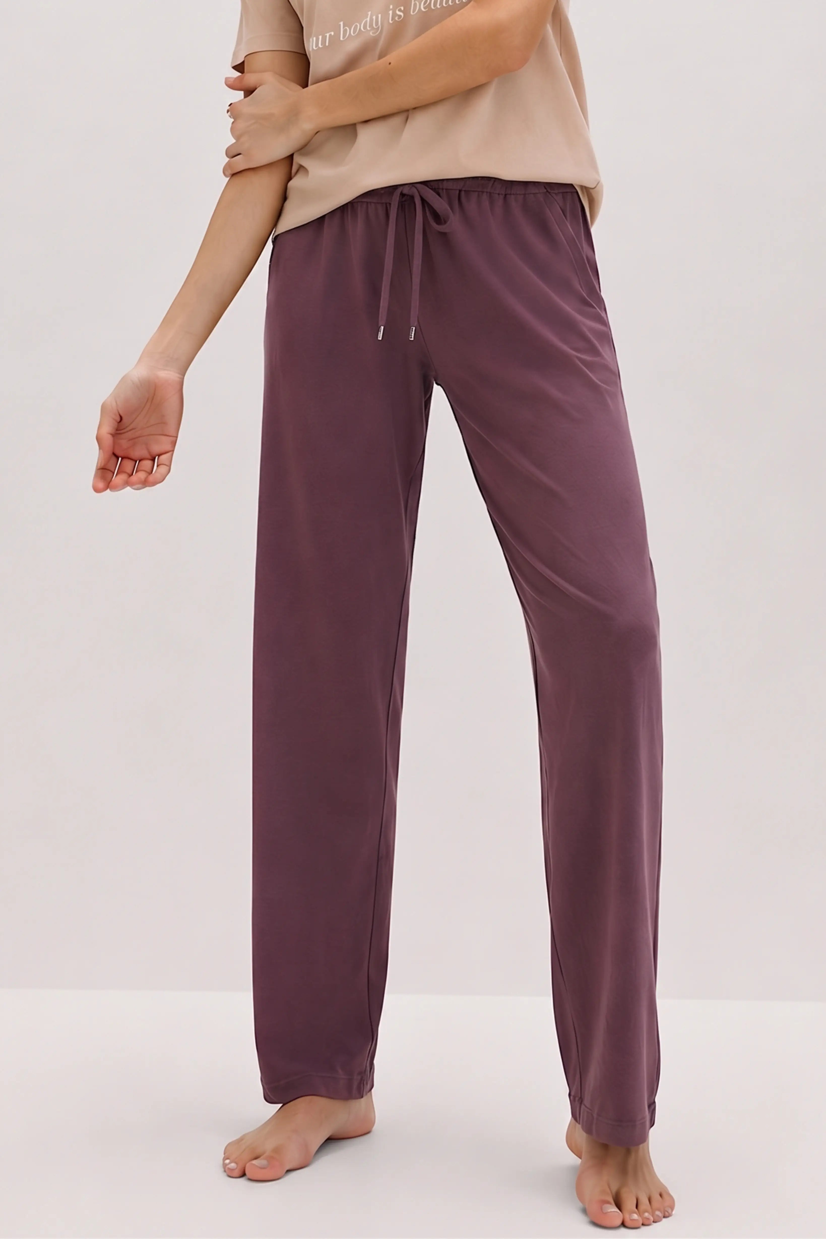 Basic Brown Cotton Pyjama
