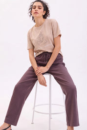 Basic Brown Cotton Pyjama