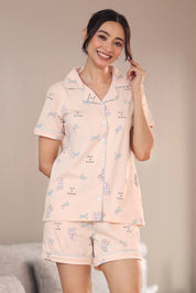 Bear Bunny Shorts Set
