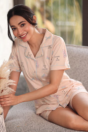 Bear Bunny Shorts Set