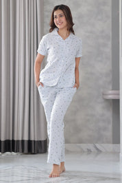 Blue Tulip Muslin Pyjama Set