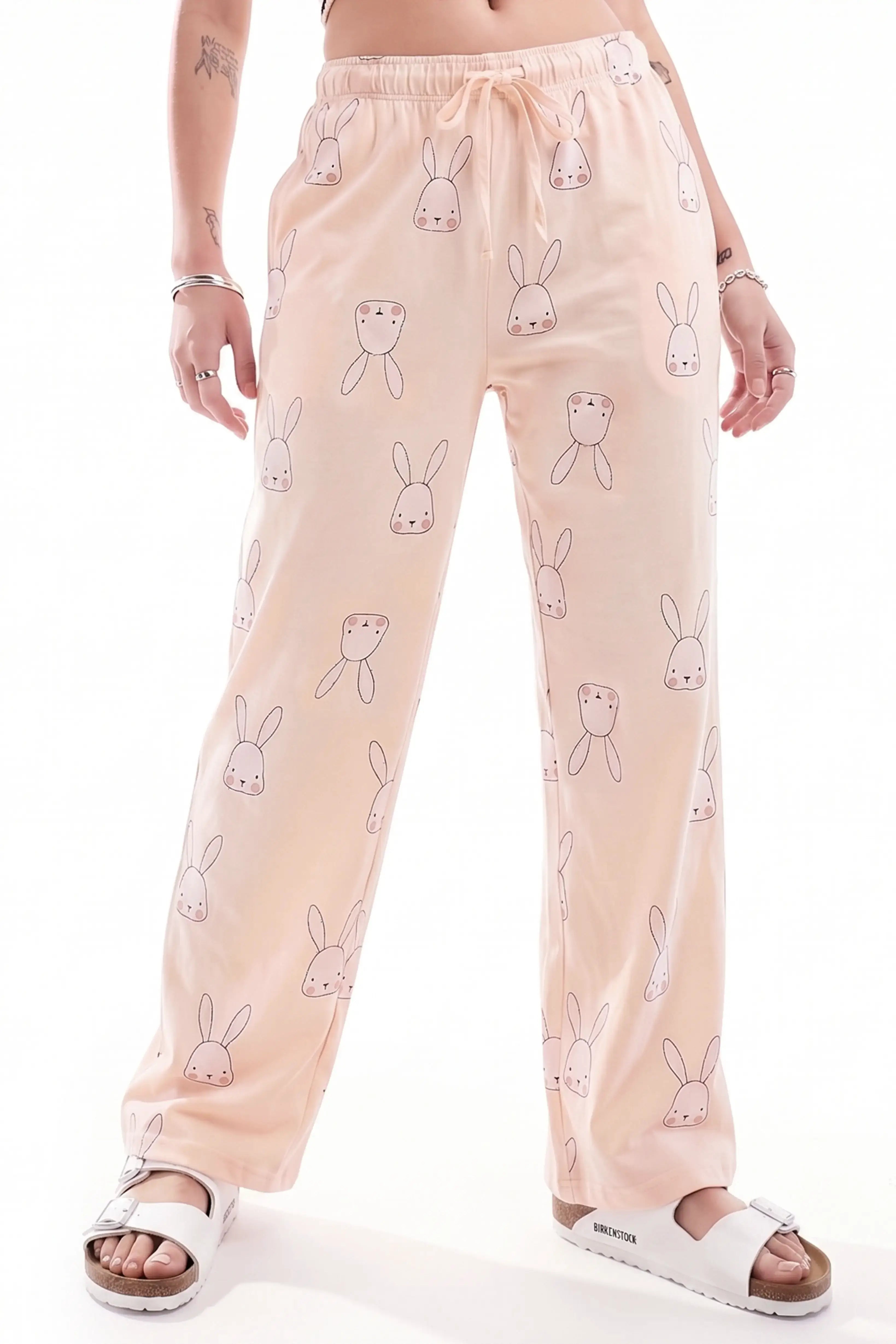 Bunny Printed Cotton Pyjama
