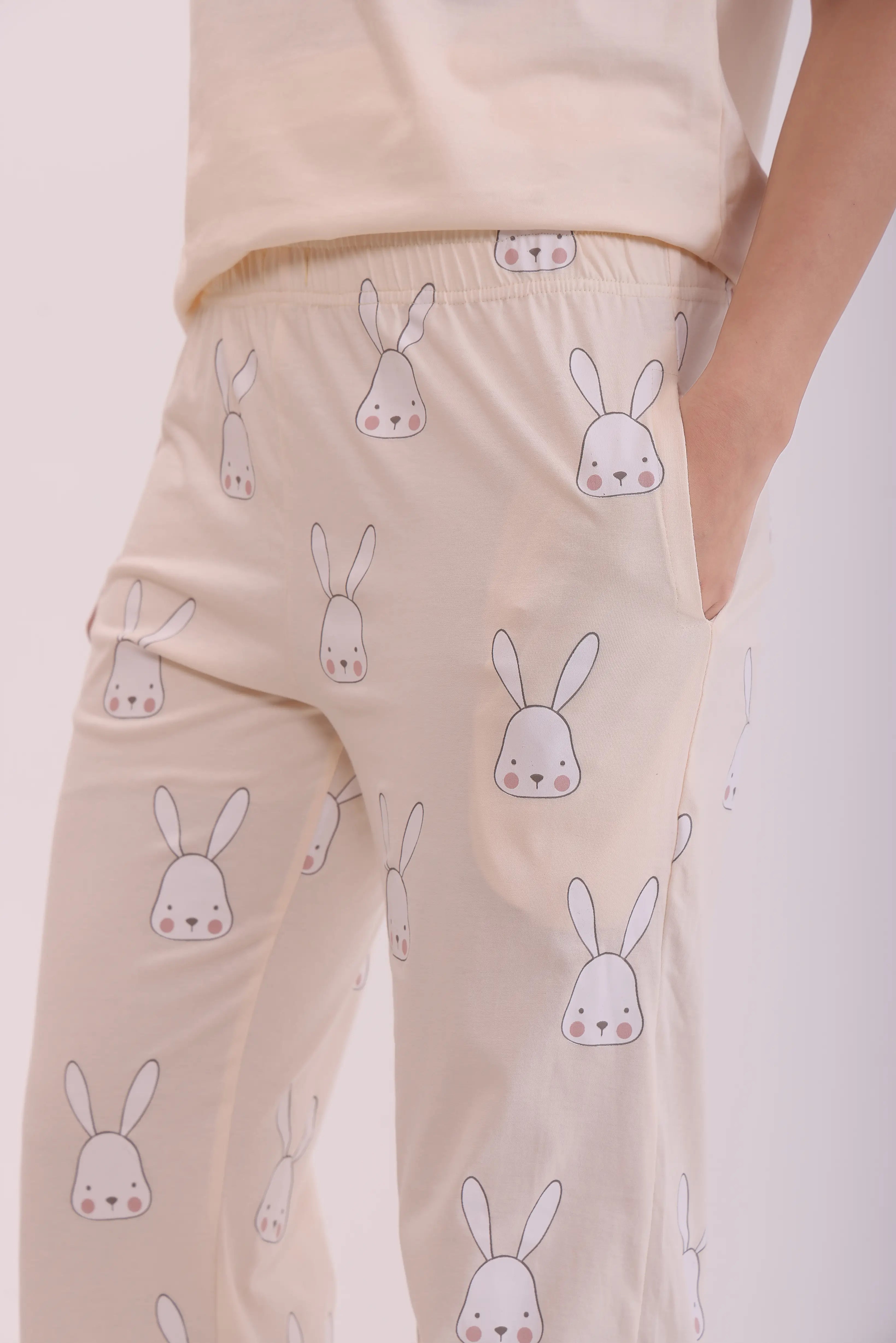Bunny Printed Cotton Pyjama
