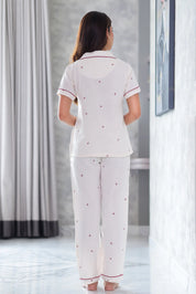 Chérie Cherry Muslin Pyjama Set