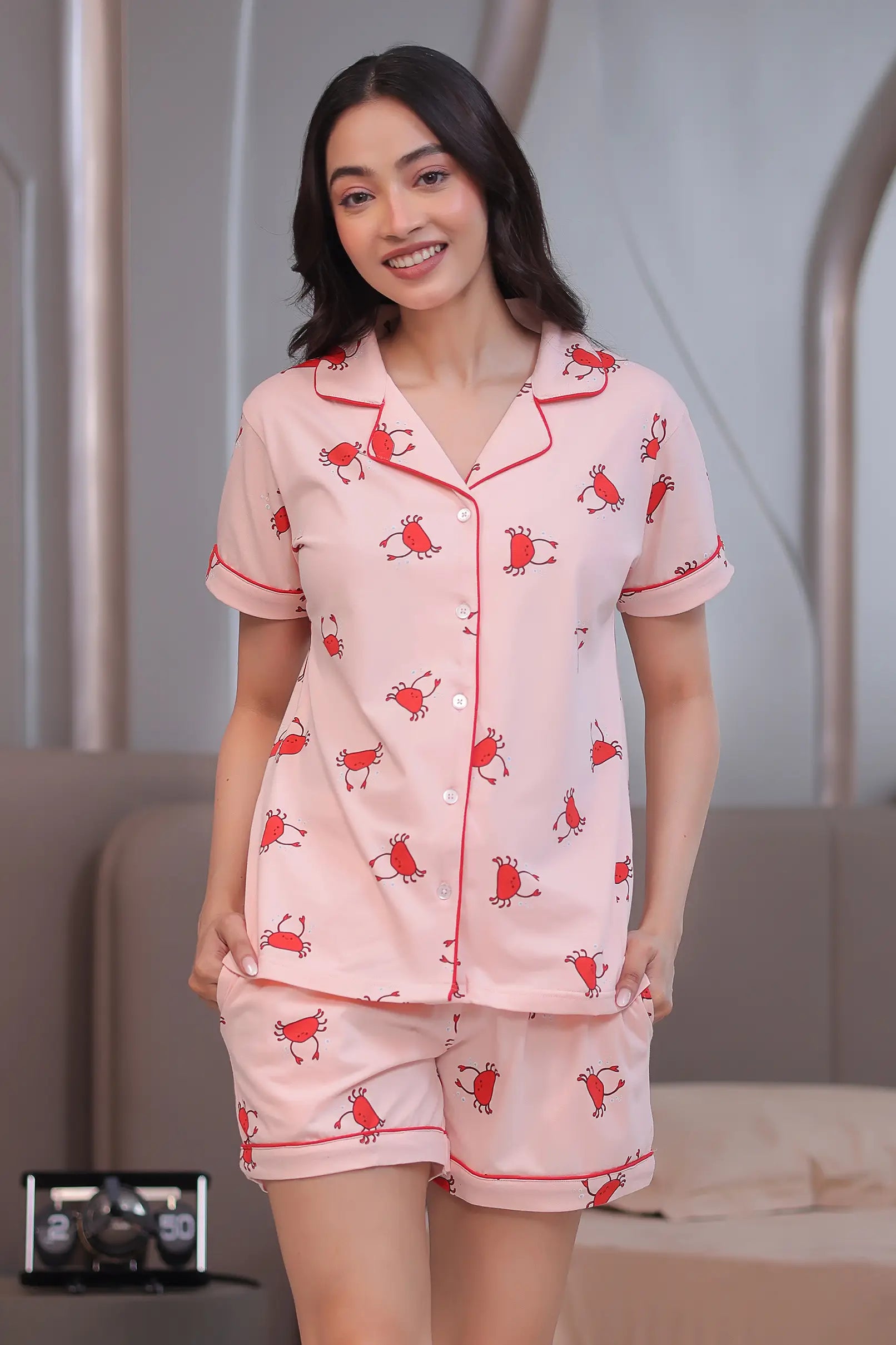 Crabby Shorts Set