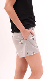 Featherlight Printed Cotton Shorts