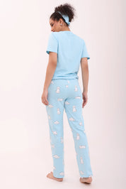 Fluffy Dreams Printed Cotton Pyjama