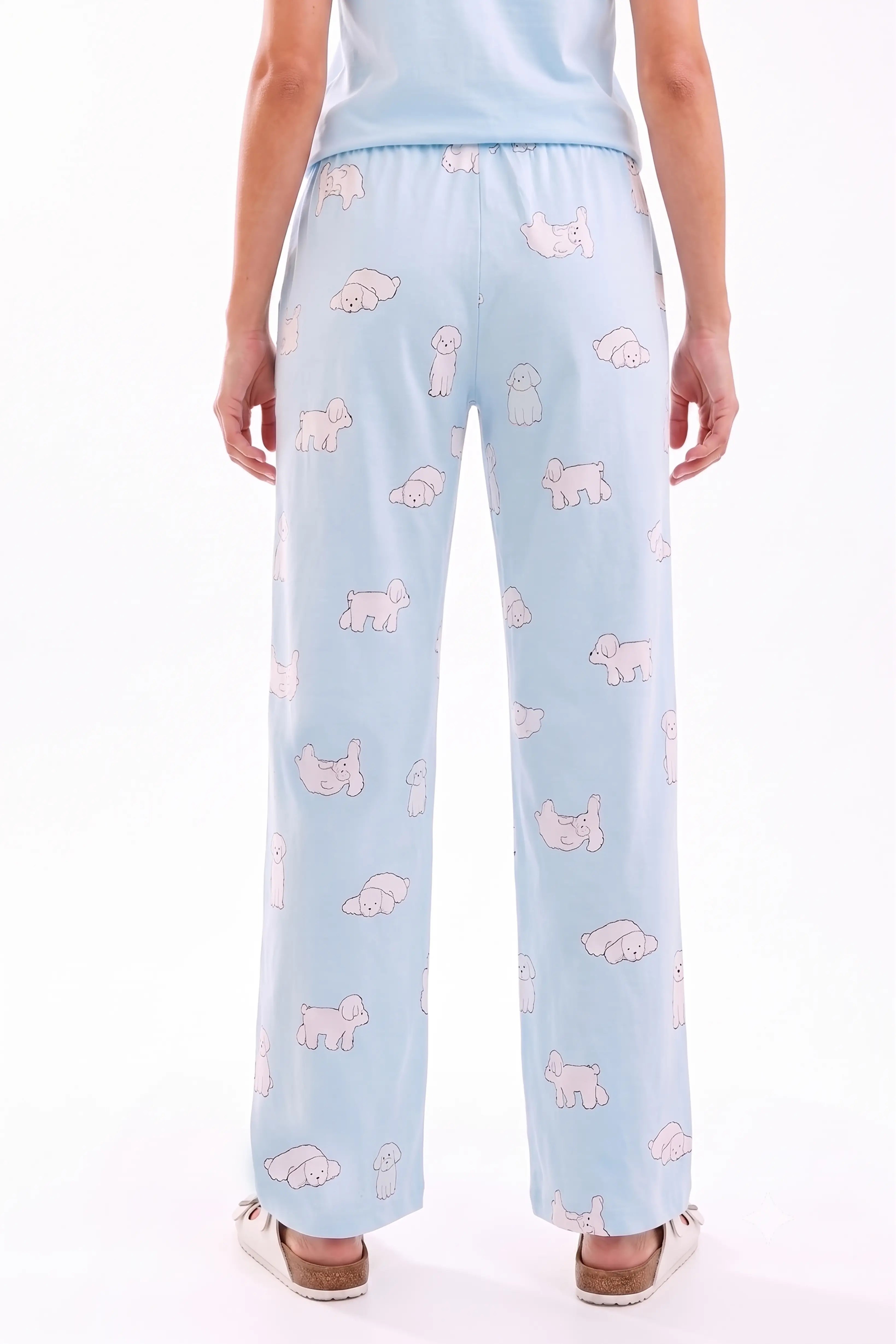 Fluffy Dreams Printed Cotton Pyjama