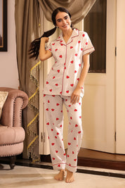 Soft Hearts Pyjama Set
