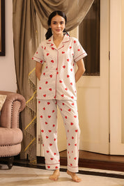 Soft Hearts Pyjama Set