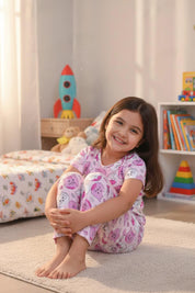 Kitten Kids Unisex Nightwear Pink