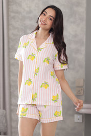 Lemon Crush Shorts Set