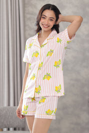 Lemon Crush Shorts Set