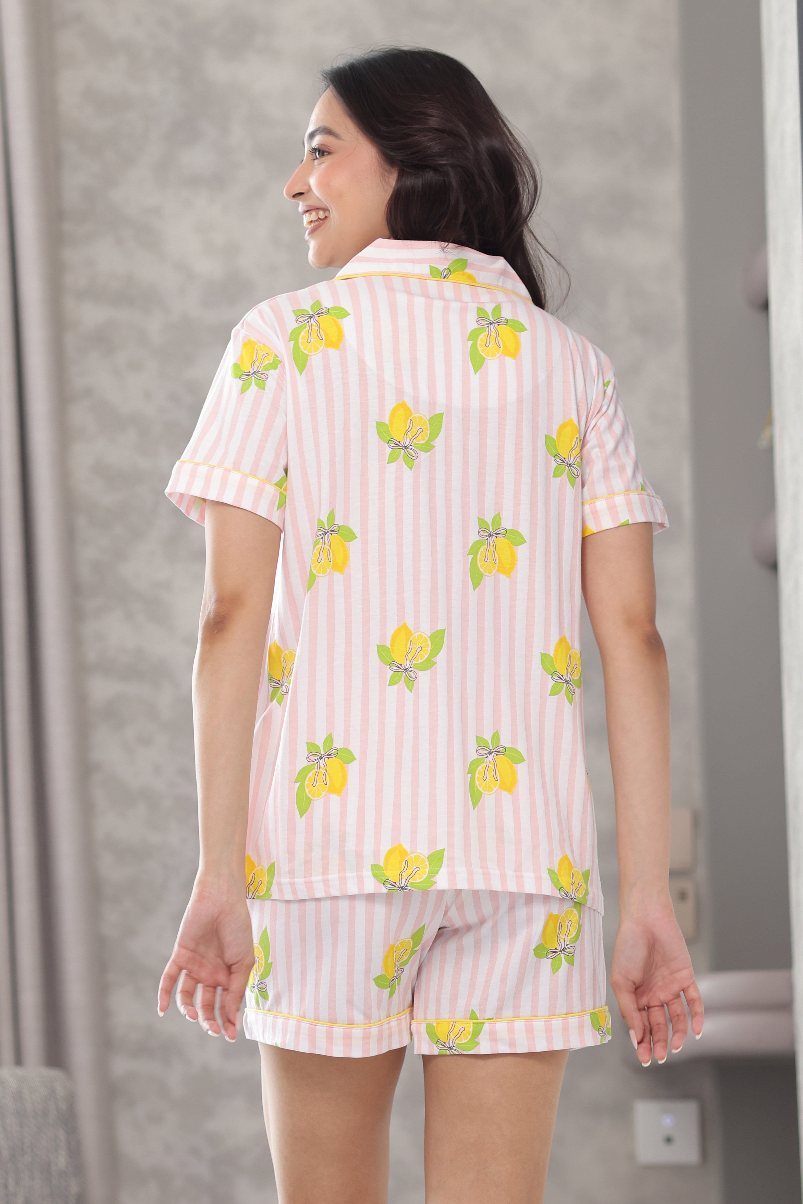 Lemon Crush Shorts Set