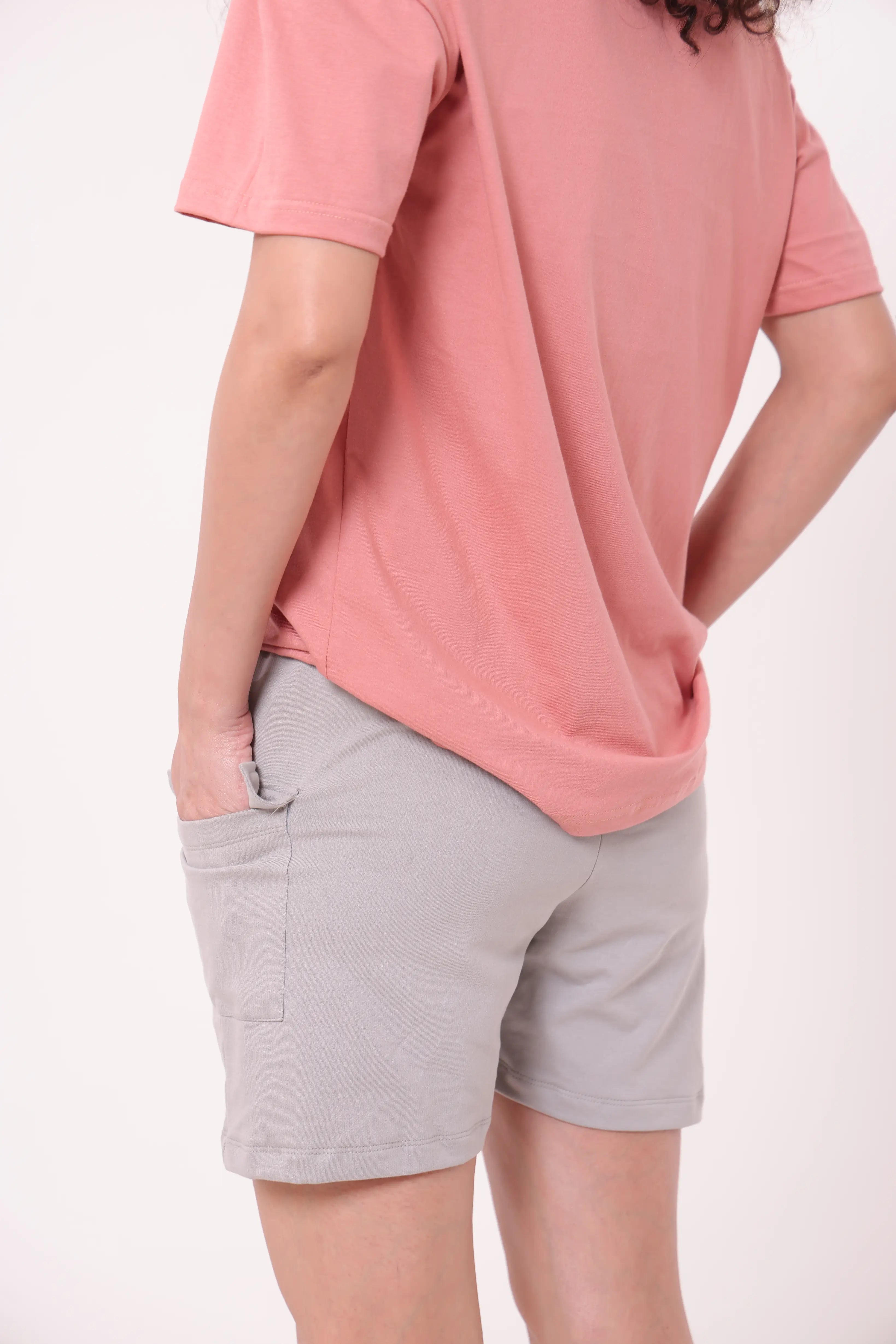 Basic Grey Cargo Shorts