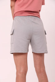 Basic Grey Cargo Shorts