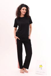 Basic Black Round-Neck Tee