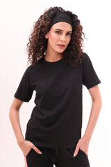 Basic Black Round-Neck Tee