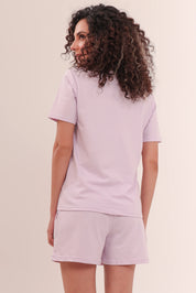 Basic Lavender Cotton Shorts