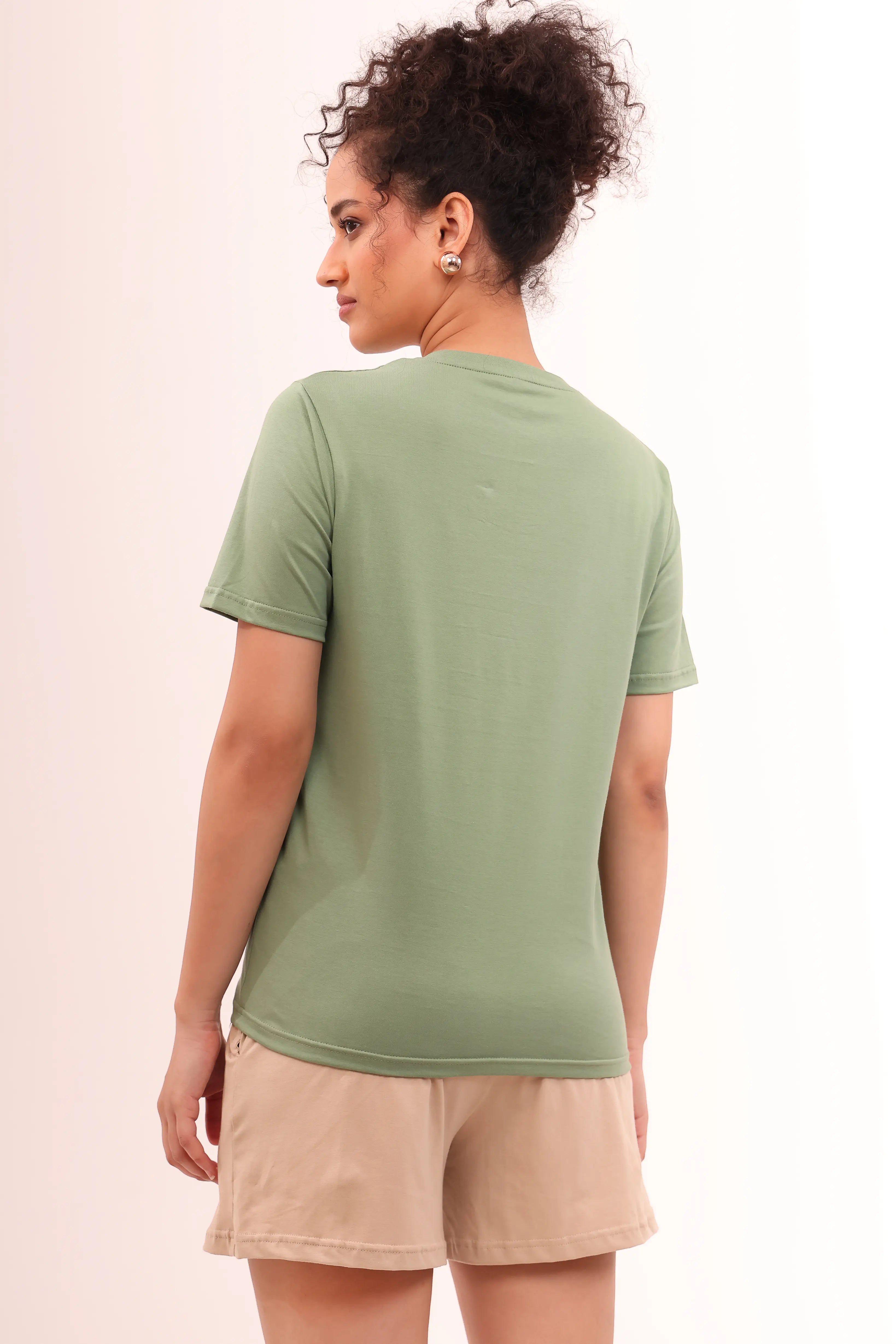 Basic Sand Cotton Shorts