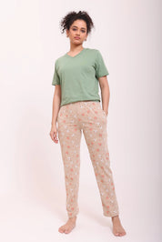 Petal Play Printed Cotton Pyjama