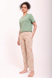 Petal Play Printed Cotton Pyjama