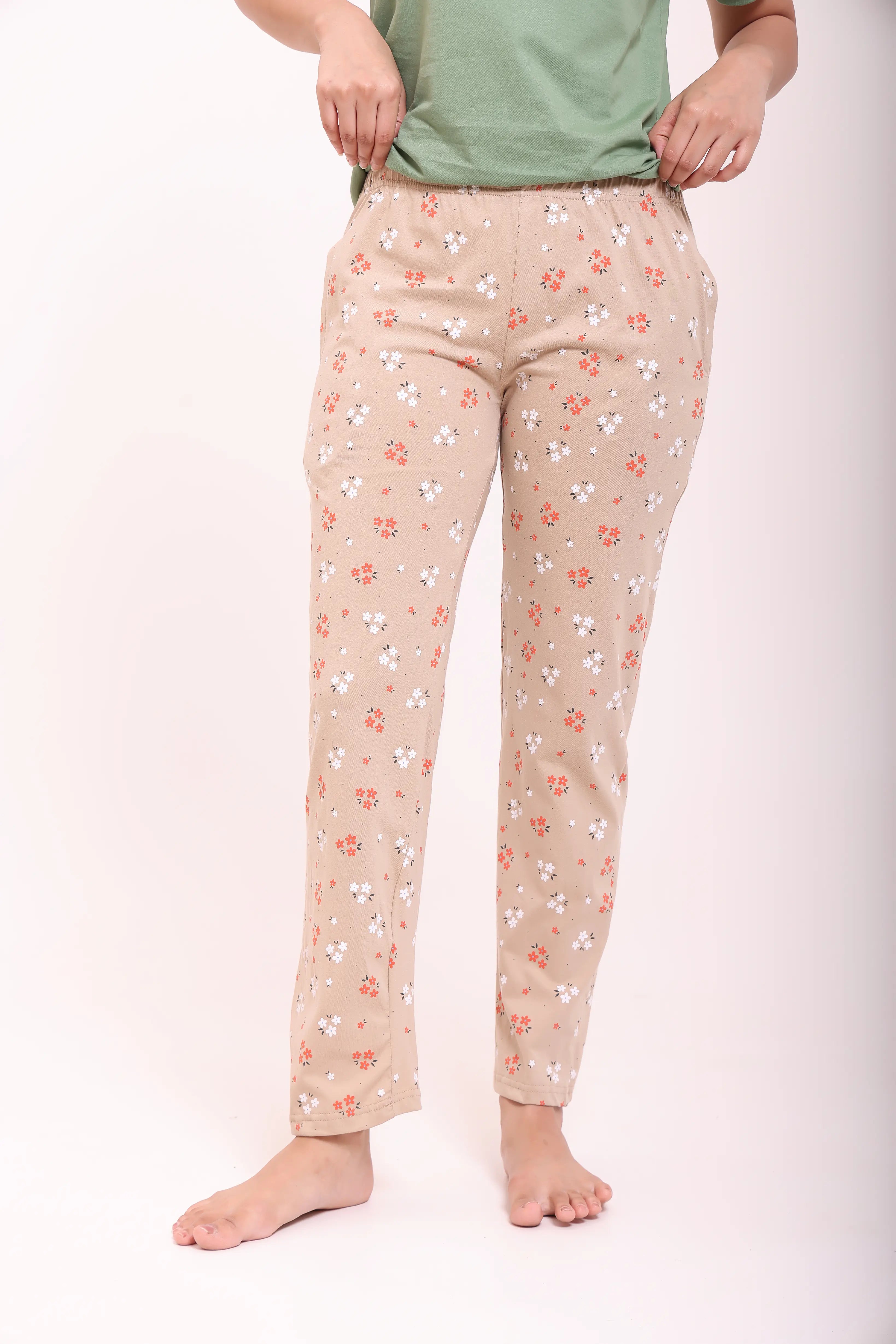 Petal Play Printed Cotton Pyjama