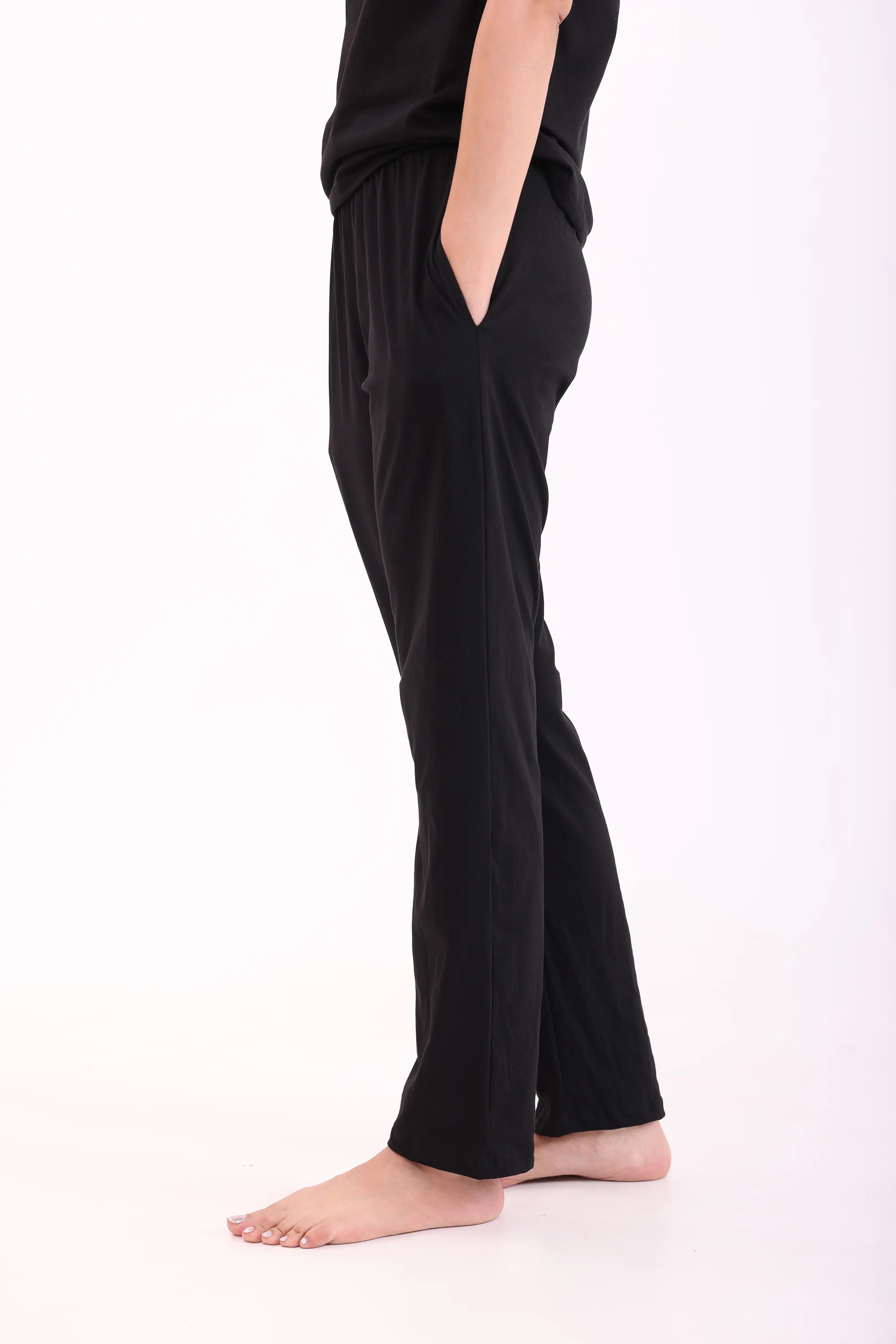 Basic Black Cotton Pyjama