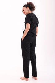 Basic Black Cotton Pyjama