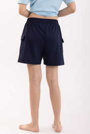 Basic Navy Cargo Shorts