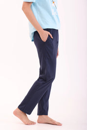 Basic Navy Cotton Pyjama