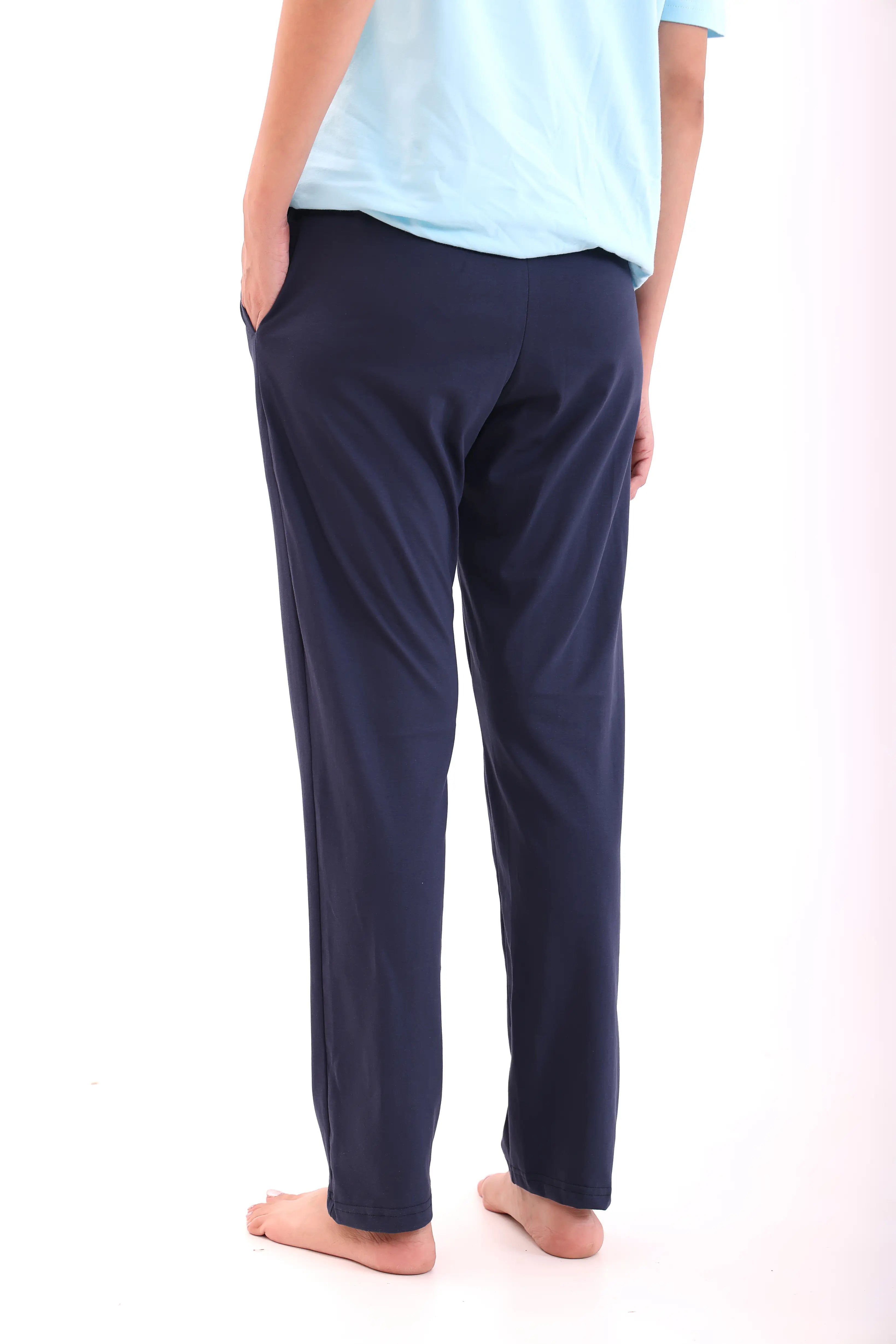 Basic Navy Cotton Pyjama