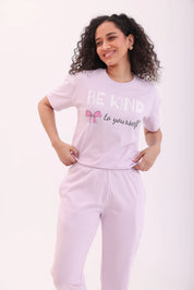 Basic Lavender Cotton Pyjama