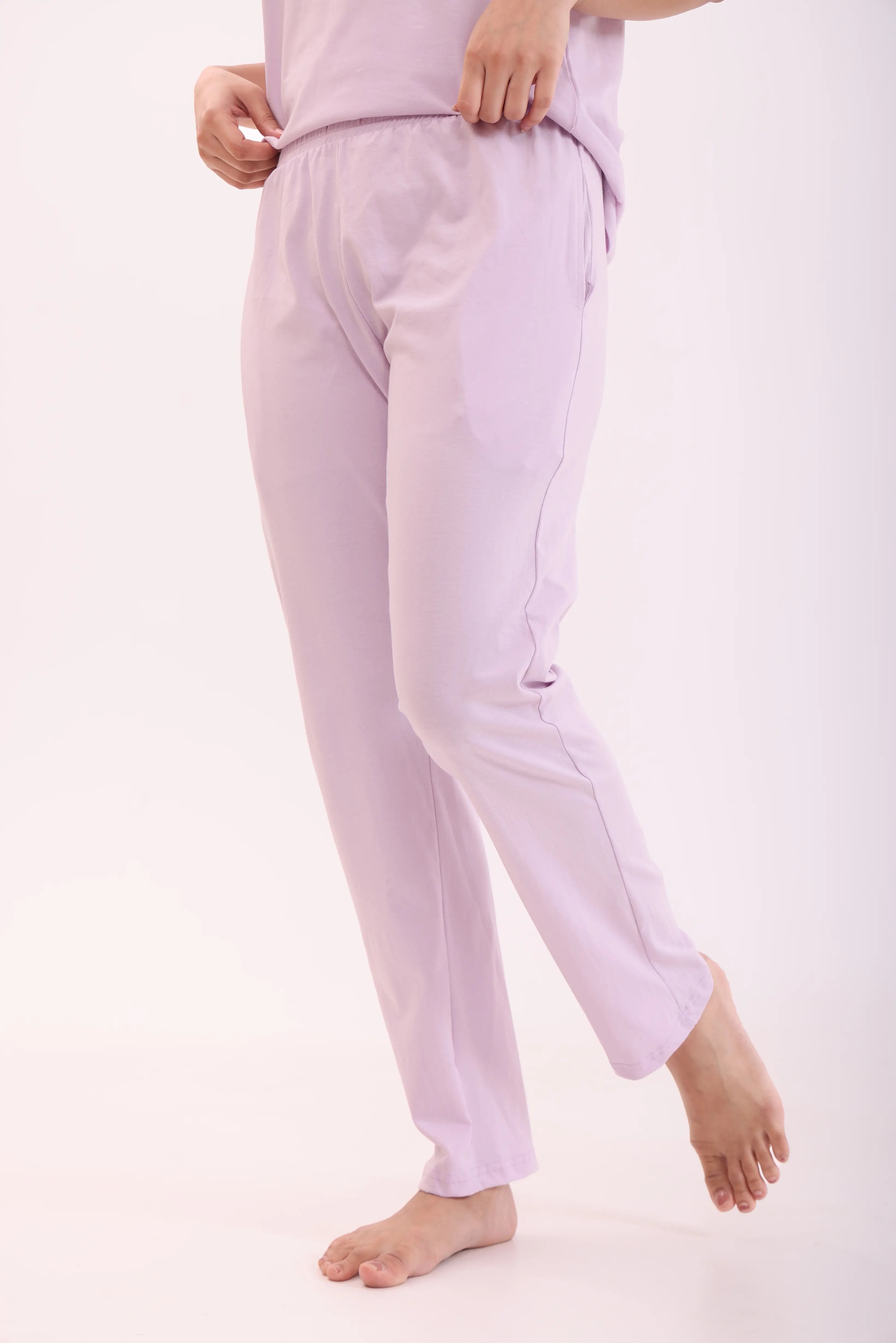 Basic Lavender Cotton Pyjama