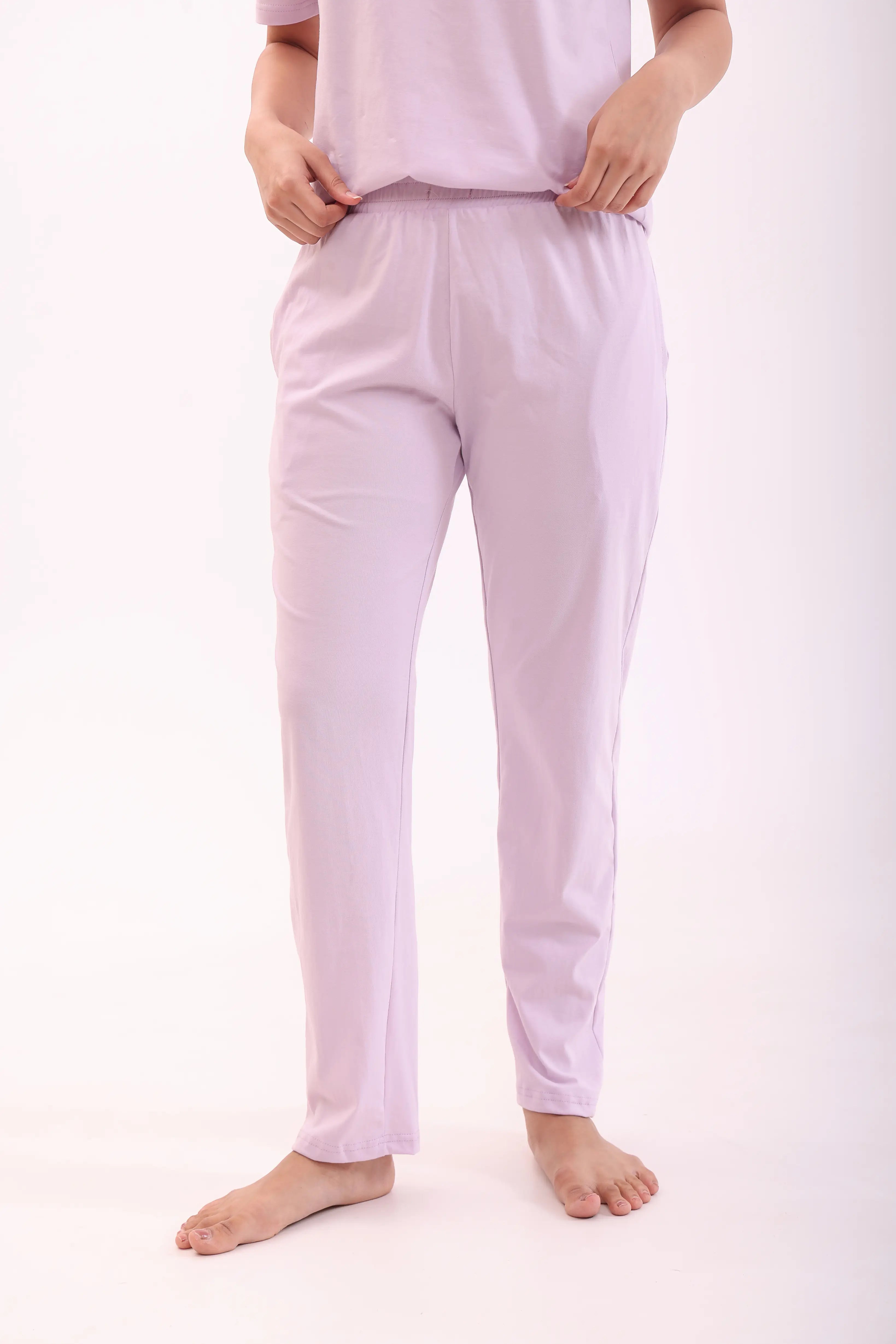 Basic Lavender Cotton Pyjama