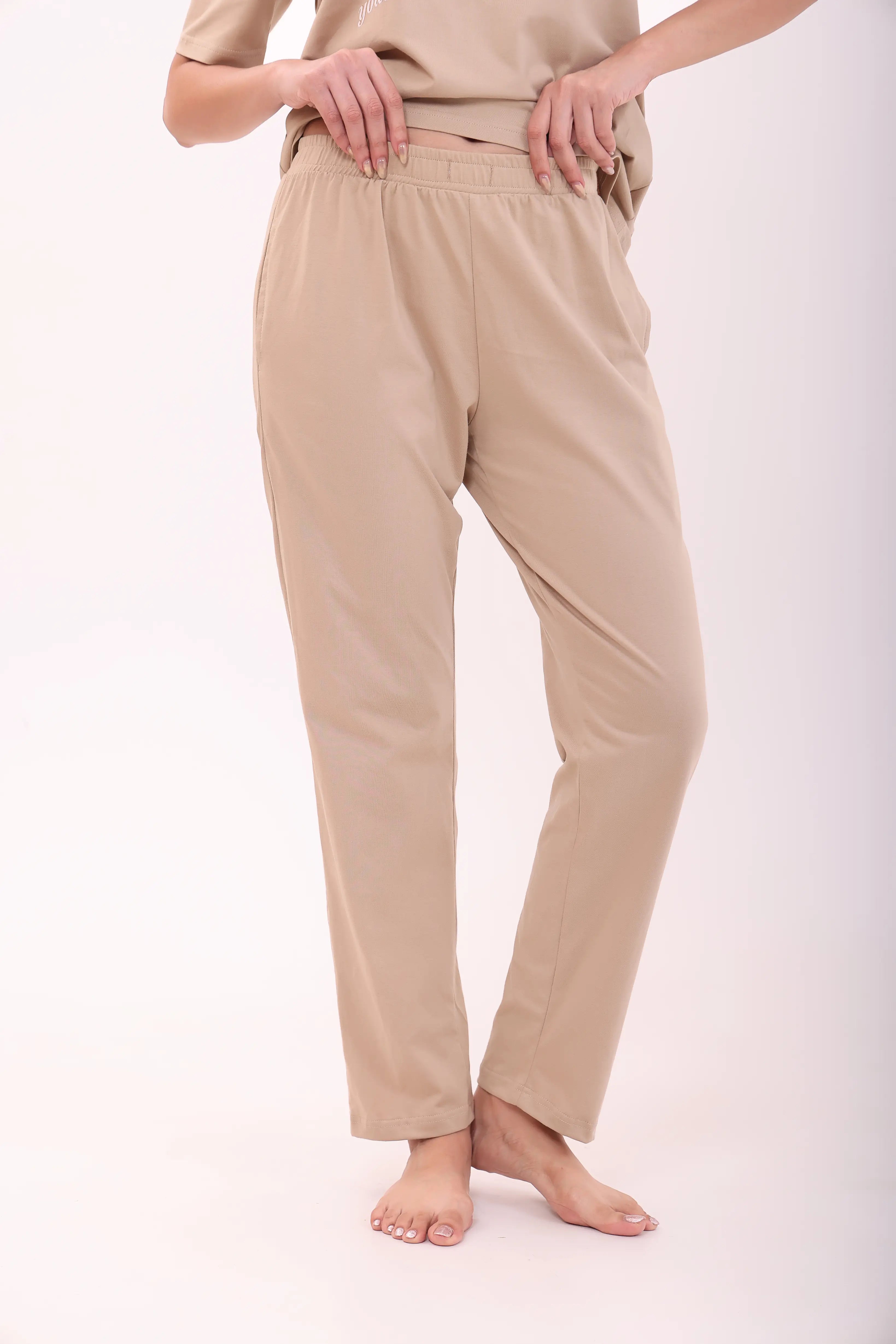 Basic Sand Cotton Pyjama