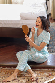 Aqua Stripes Pyjama Set