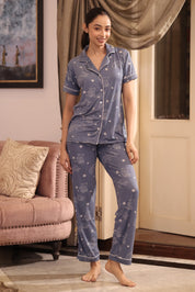 Midnight Leopard Modal Pyjama Set