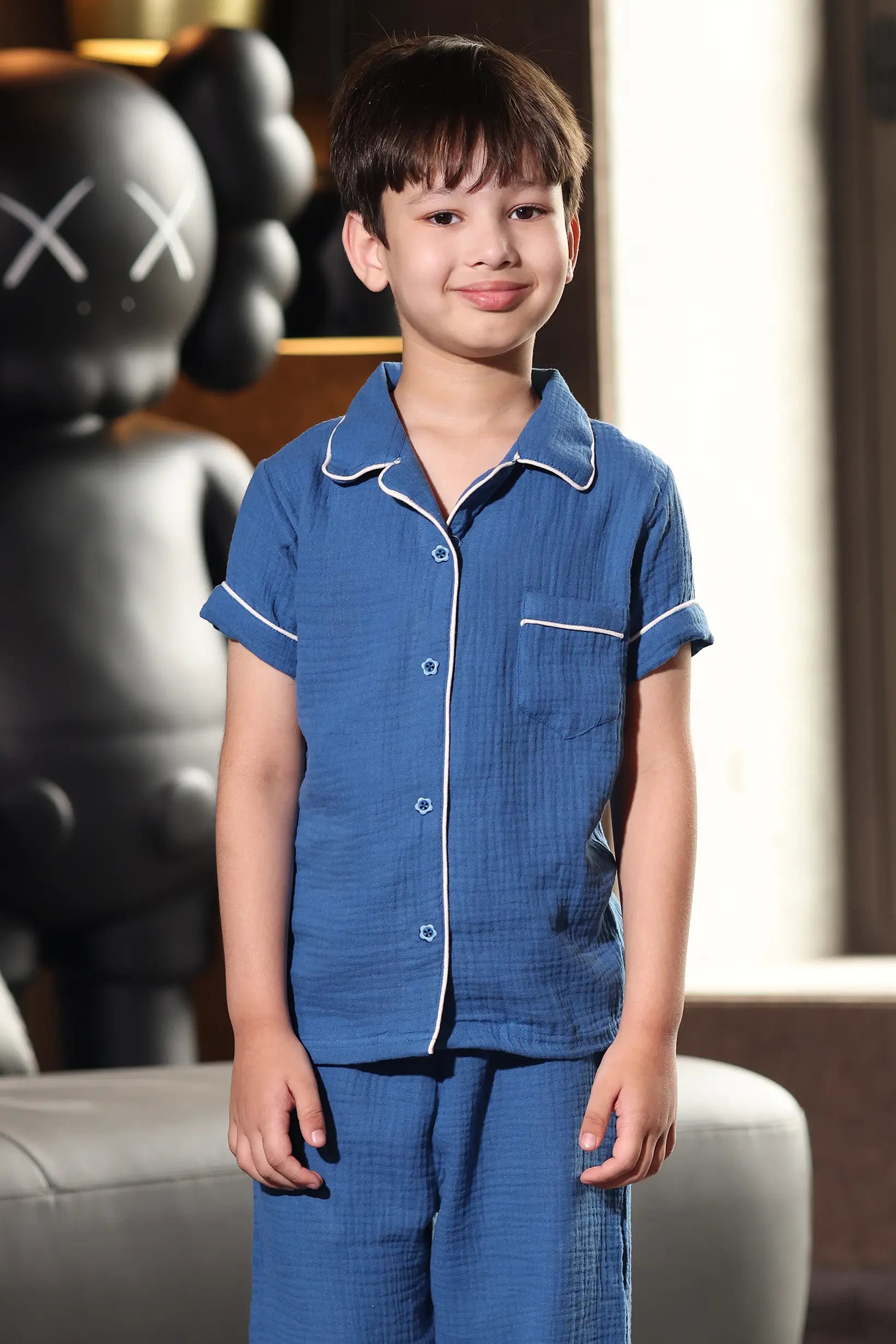 Navy_Crinkled_Muslin_Kids_Pyjama_Set_1.webp