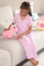Petal Crinkled Muslin Kids Pyjama Set
