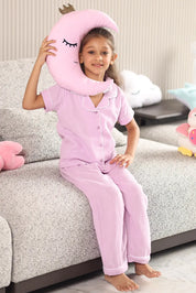 Petal Crinkled Muslin Kids Pyjama Set