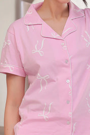 Pink Knot Pyjama Set