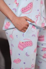 Pink Whisper Pyjama Set